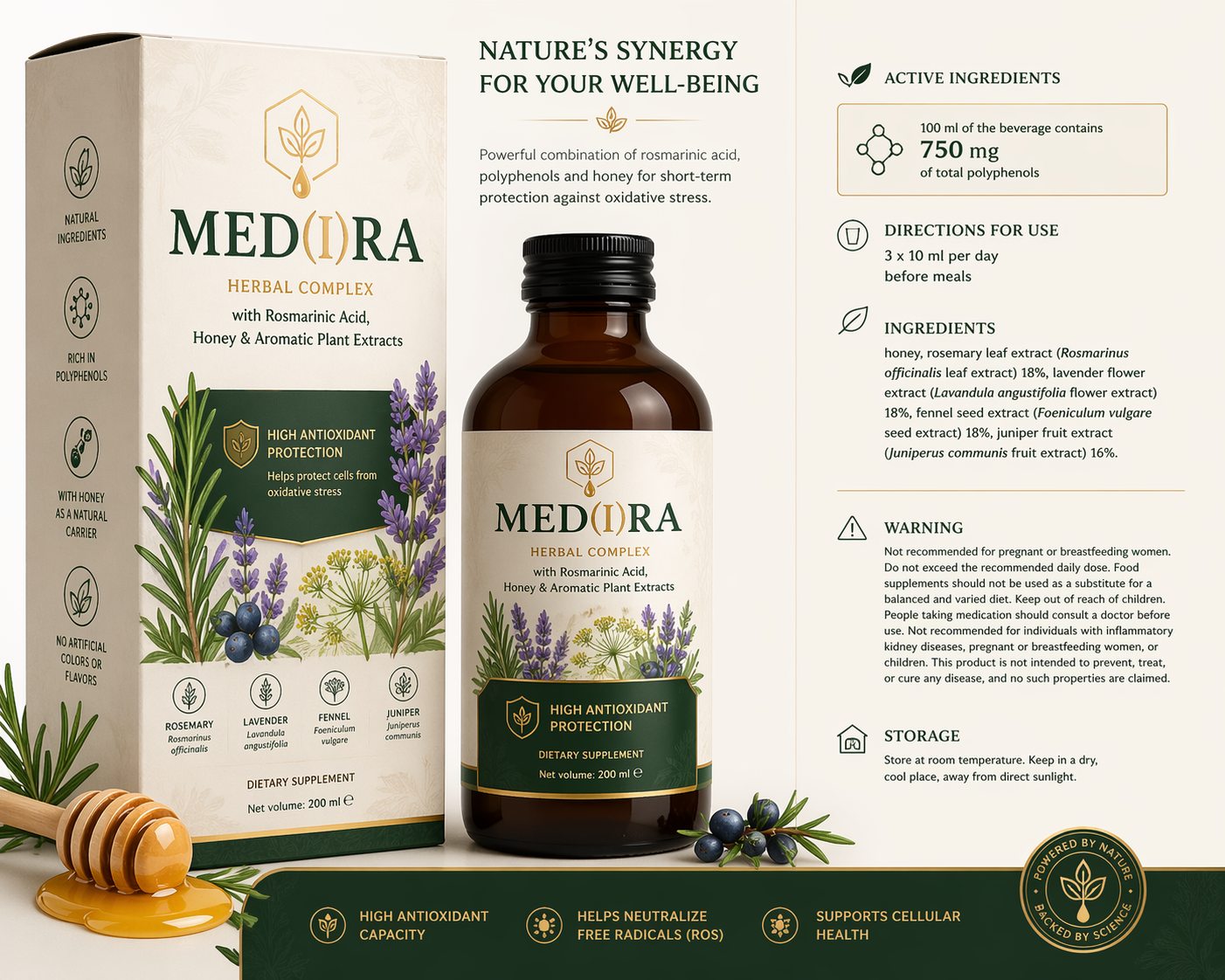 MED(I)RA – honey drink with high antioxidant capacity - Image 2